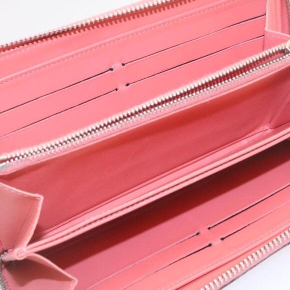 LOUIS VUITTON Monogram Vernis Zippy Wallet Long Wallet Pink - Picture 10 of 15